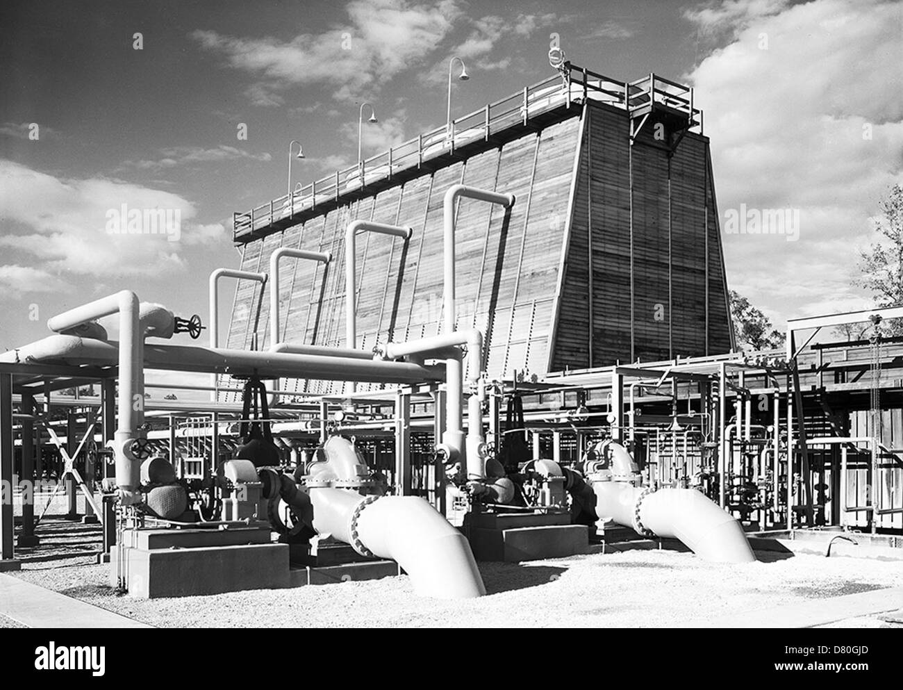For Hudson Engineering Corp. at Carthage, Texas Stock Photo