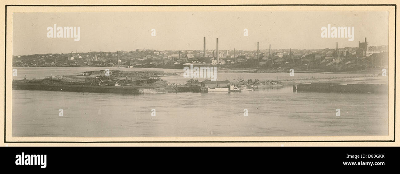 [The Dnieper River in Yekaterinoslav] Stock Photo