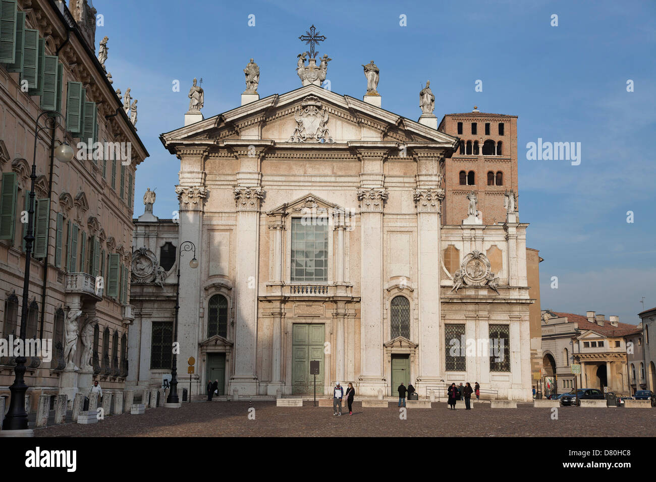 The cathedral in Mantova (Mantua), Italy. Stock Photo
