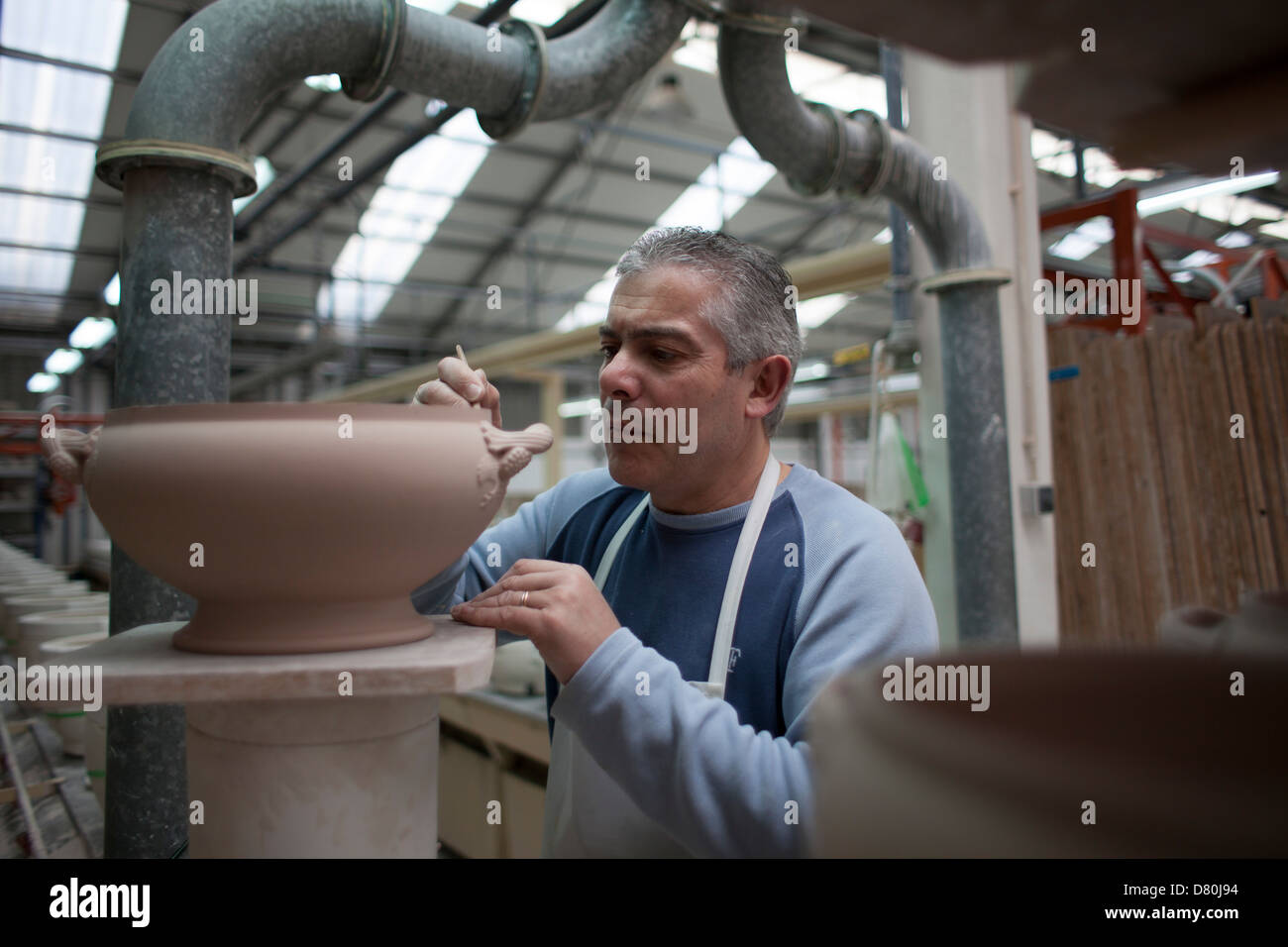 Vista Alegre ceramics factory, Portugal Stock Photo