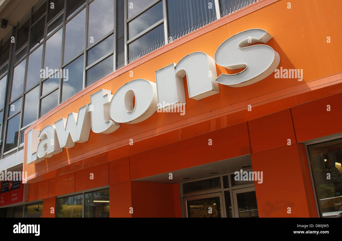 A Lawtons drug store on Spring Garden Road in Halifax, Nova Scotia Stock Photo Alamy
