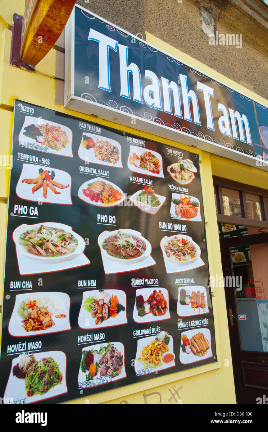 Vietnamese food restaurant Albertov area Nove mesto the new town Prague