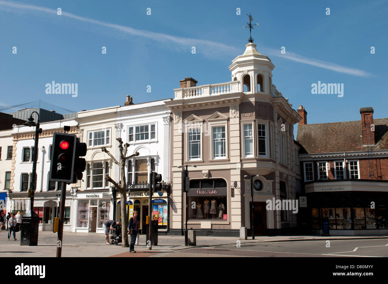 Fore Street, Taunton, Somerset, England, UK Stock Photo