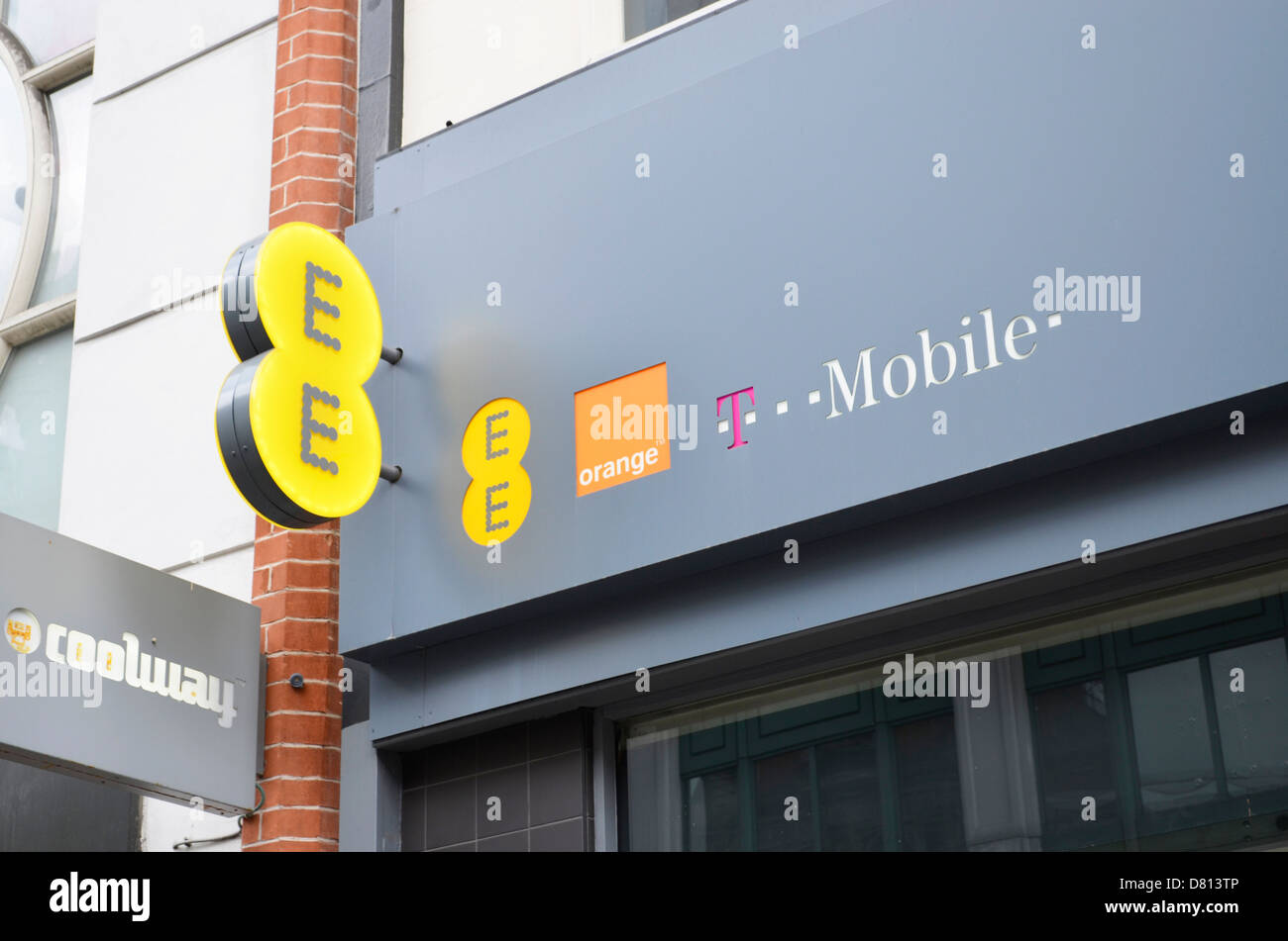 EE store front Stock Photo