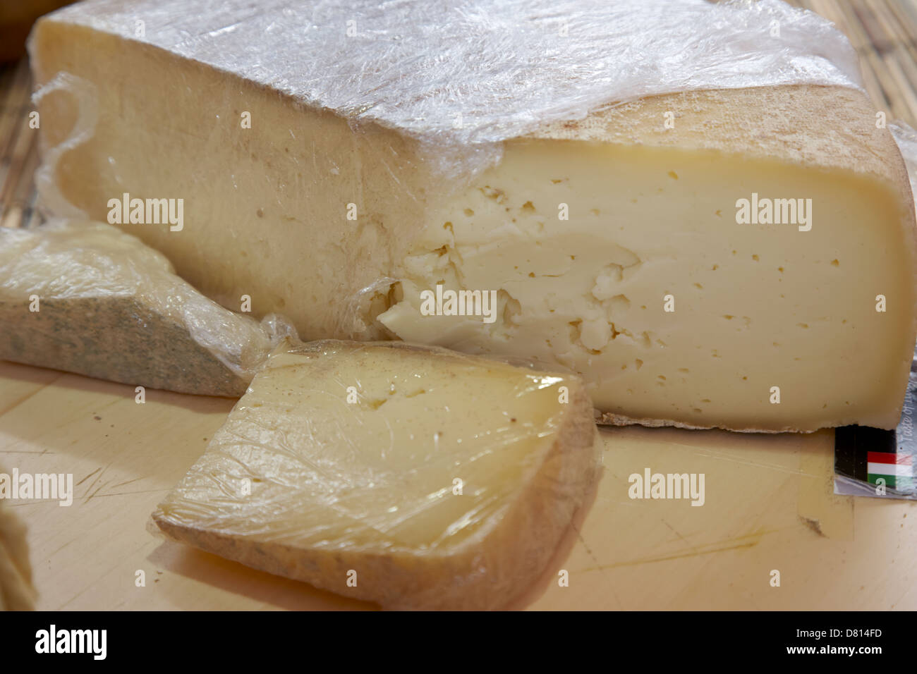 asiago italian cows milk cheese Stock Photo