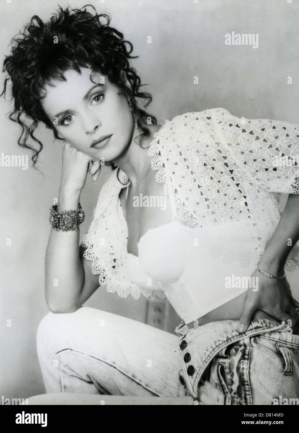 SHEENA EASTON  Promotional photo of Scottish pop singer about 1988 Stock Photo