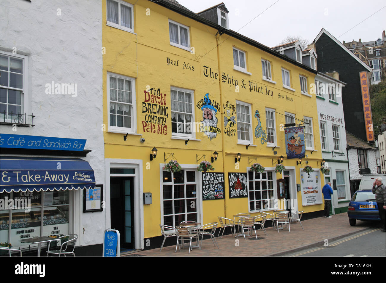Ship and Pilot Inn, Broad Street, Ilfracombe, Devon, England, Great Britain, United Kingdom, UK, Europe Stock Photo