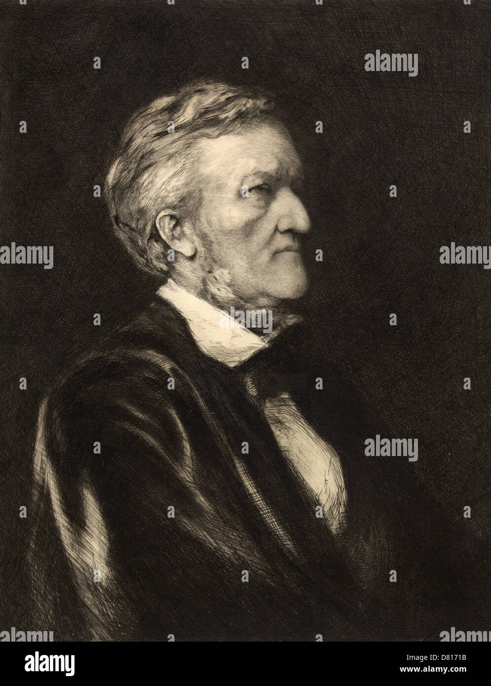 Richard Wagner, Wilhelm Richard Wagner, German composer Stock Photo