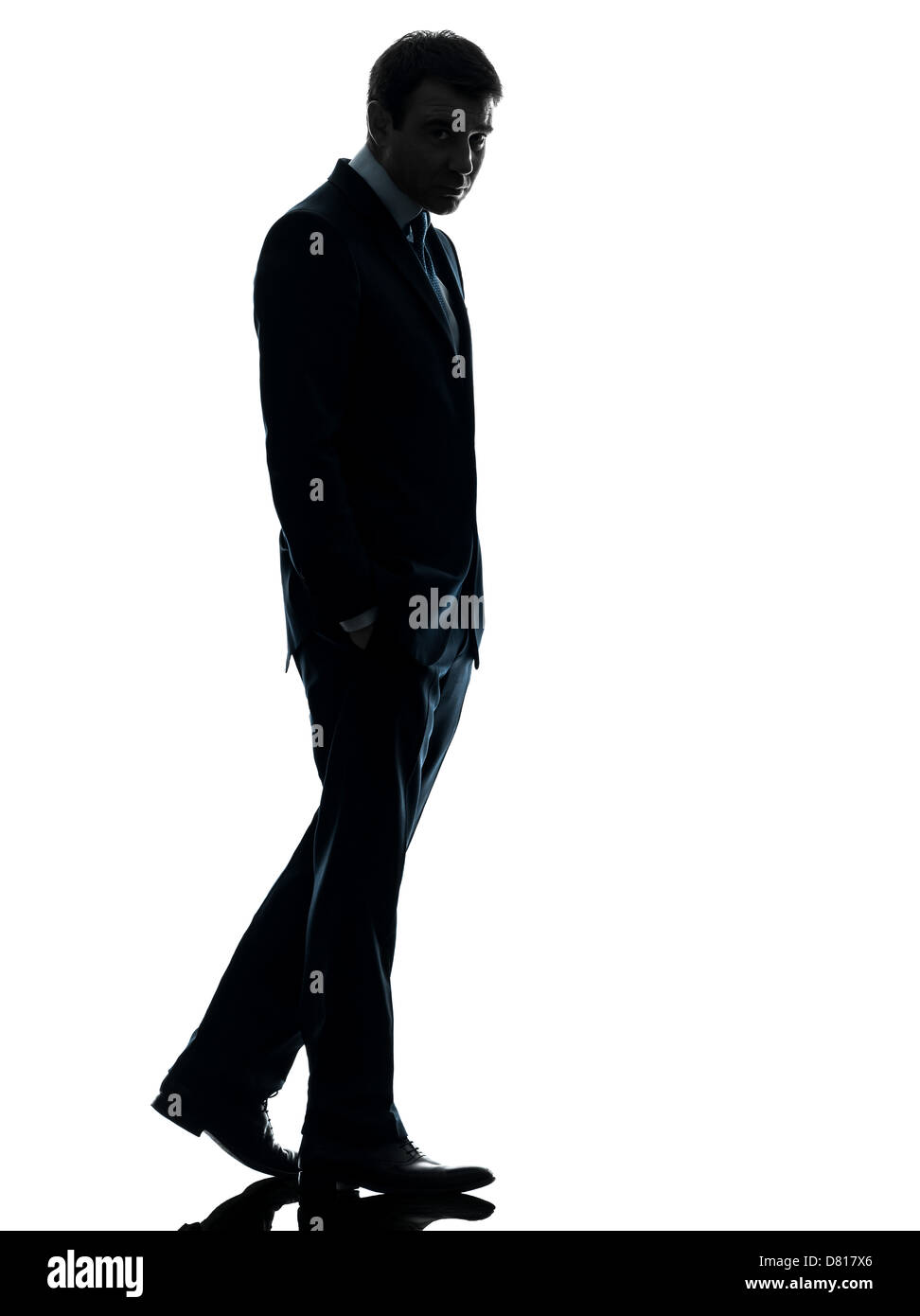 Business man walking sad hi-res stock photography and images - Alamy