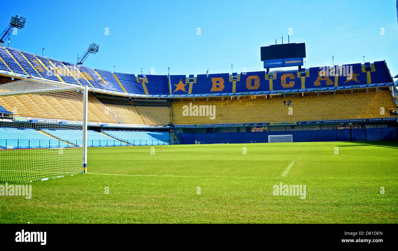 La Bombonera Stadium, home to Boca Juniors, Buenos Aires, Argentina Stock Photo
