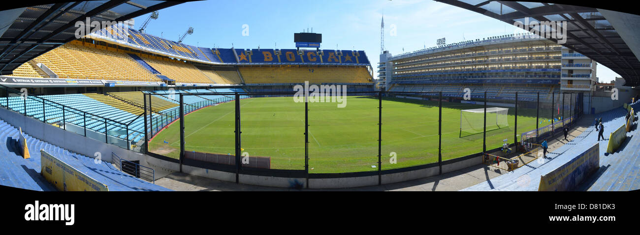 La Bombonera Stadium, home to Boca Juniors, Buenos Aires, Argentina Stock Photo
