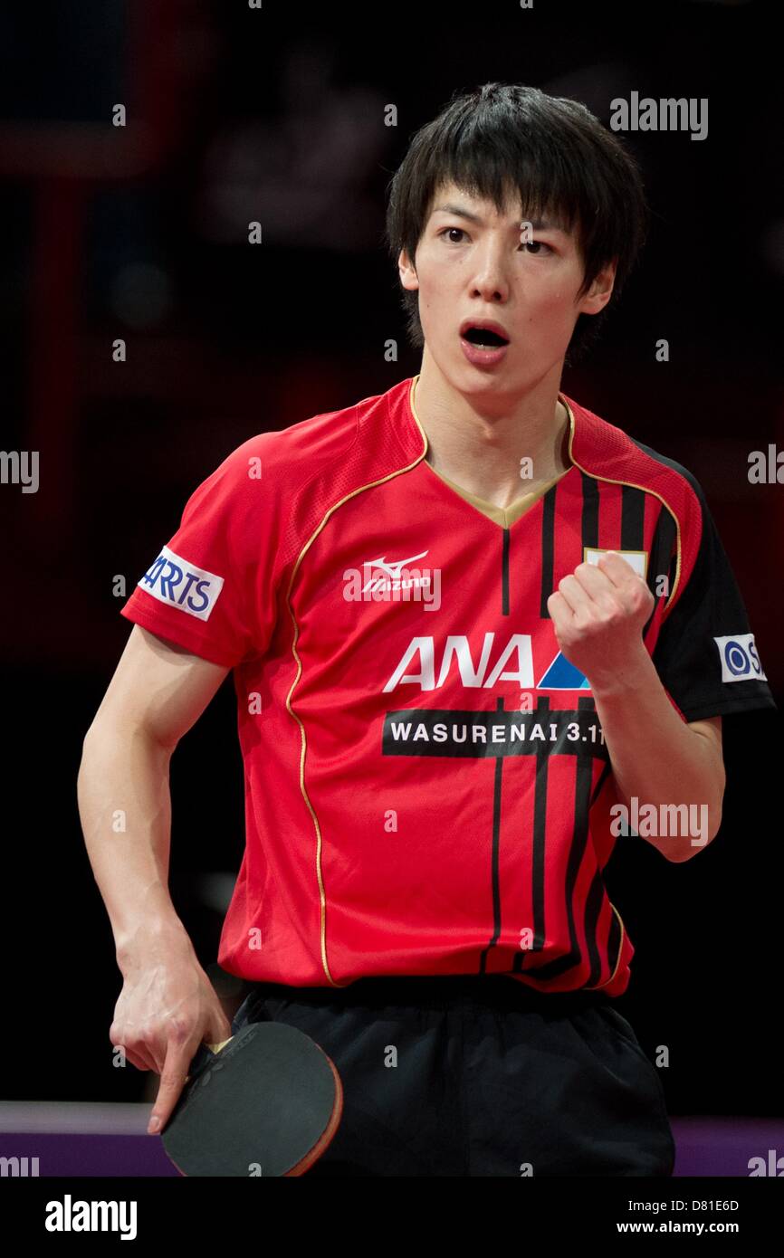 Kenji Matsudaira (JPN), MARCH 27, 2012 - Table Tennis : Kenji Matsudaira of  Japan in action during the LIEBHERR Table Tennis Team World Cup 2012  Championship division group B mens team match