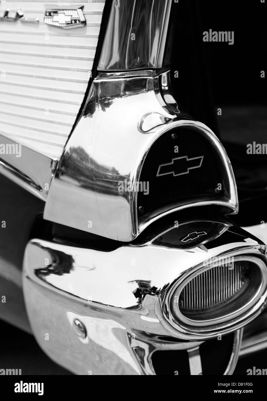 Chevrolet Bel Air tail fin Stock Photo