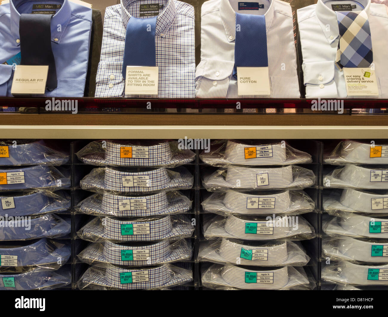 marks and spencer shirts and ties