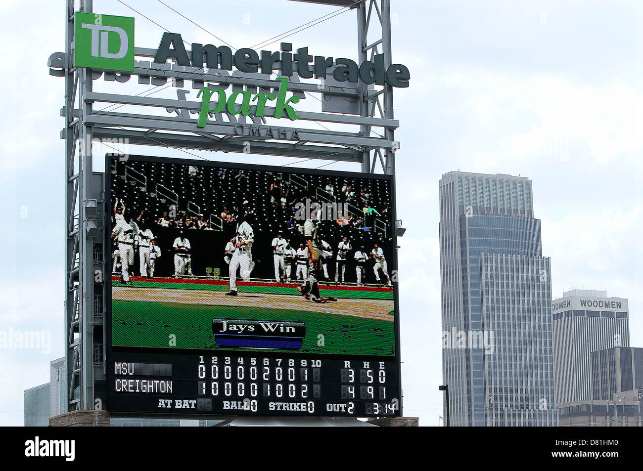 Baseball final scoreboard hi-res stock photography and images - Alamy