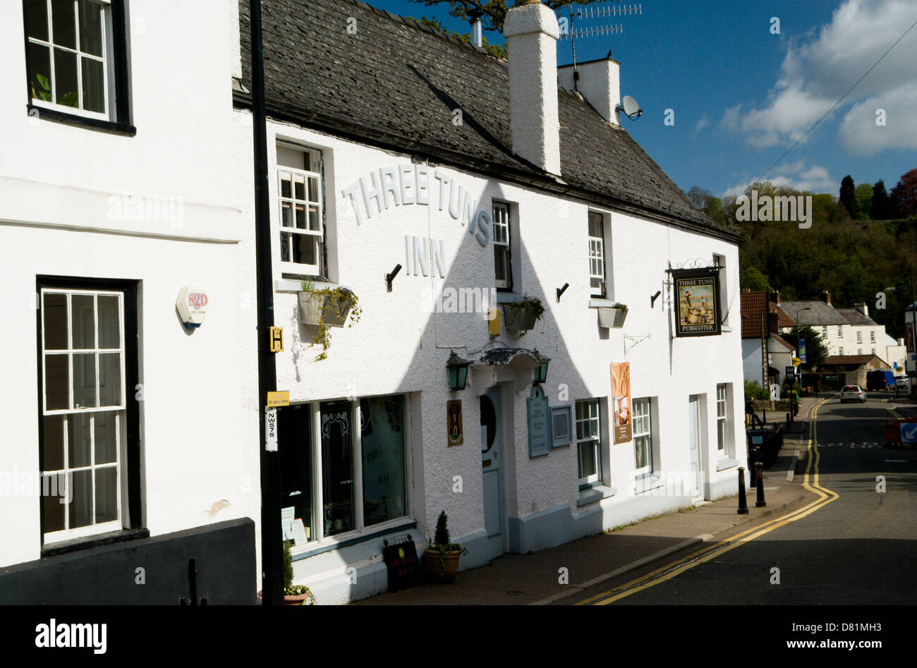 pub, chepstow, monmouthshire, south wales. Stock Photo