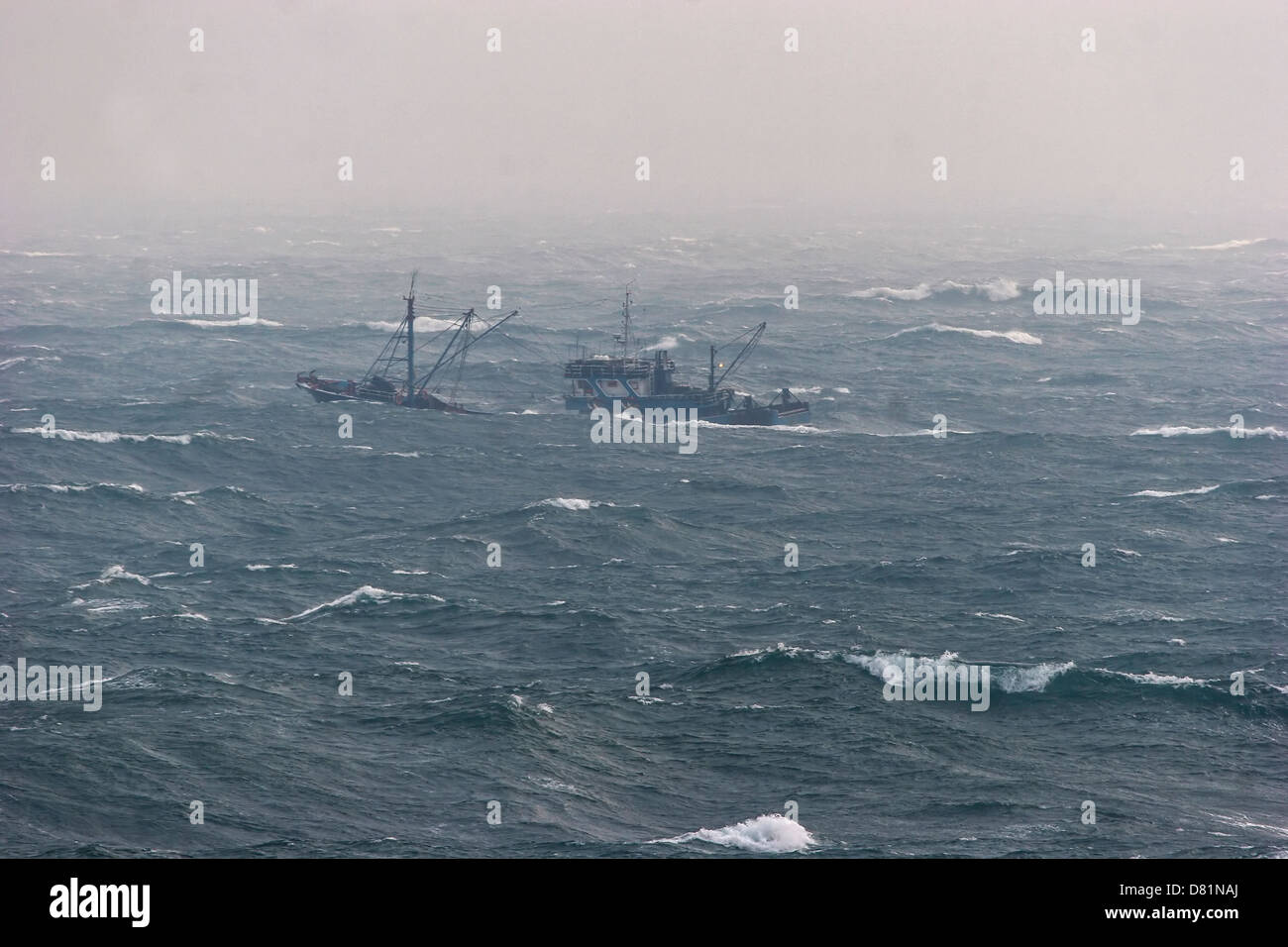 Fishing boat in the South China sea. Stock Photo