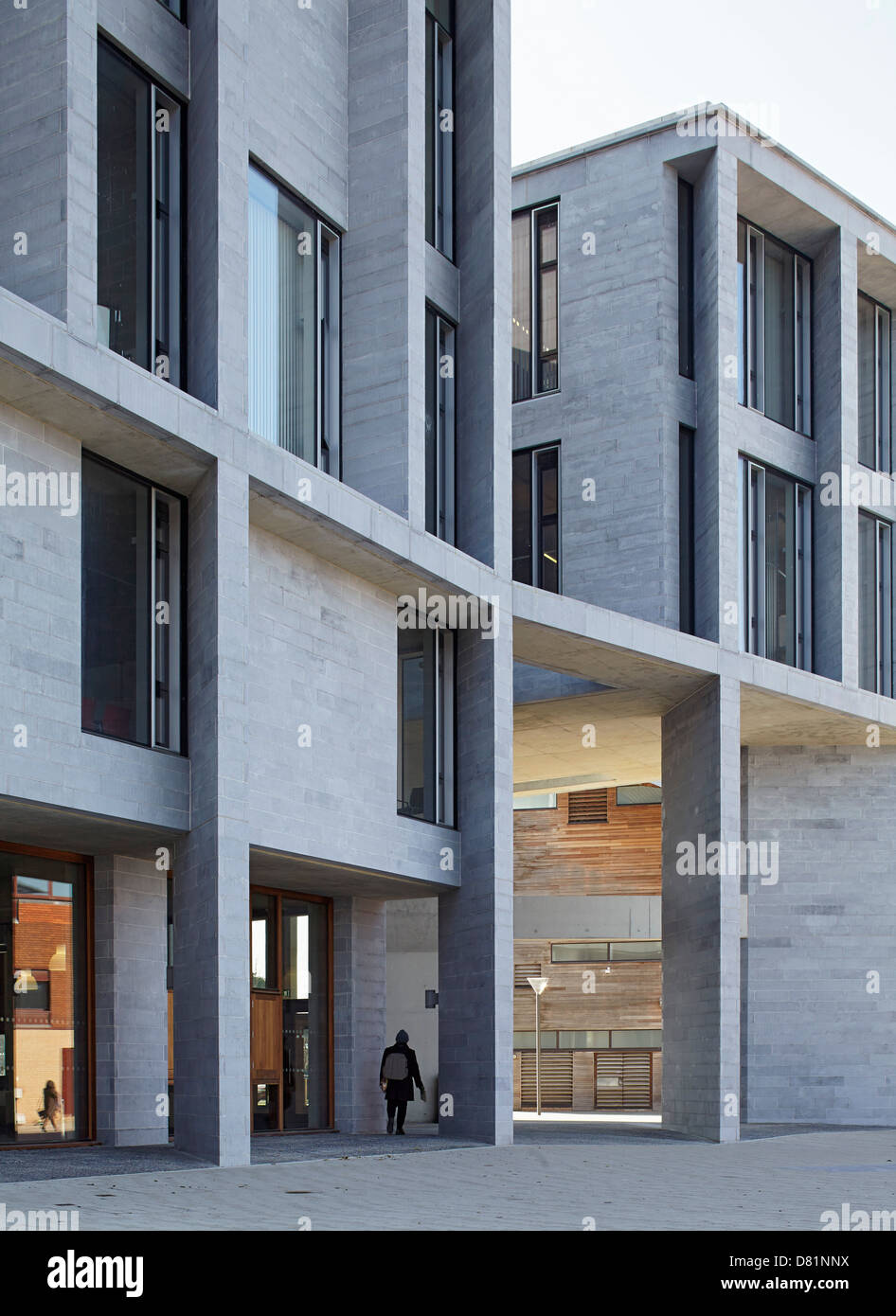 Medical School Building and Student Accommodation University Limerick, Limerick, Ireland. Architect: Grafton Architects, 2012. L Stock Photo