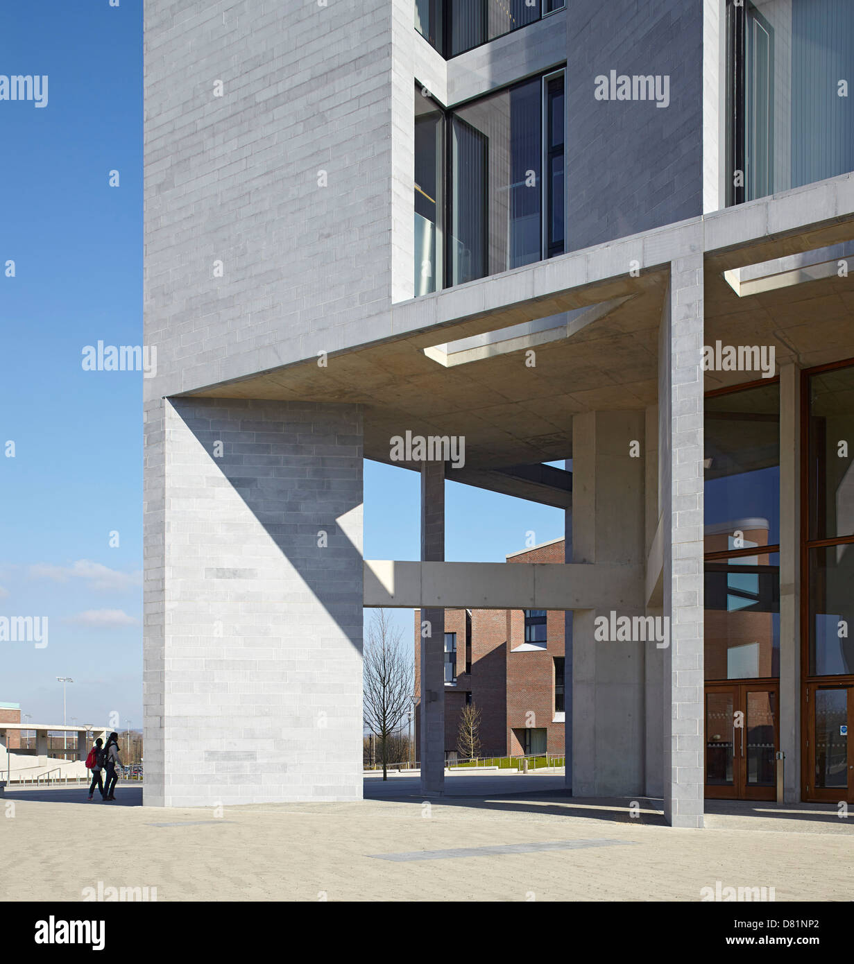 Medical School Building and Student Accommodation University Limerick, Limerick, Ireland. Architect: Grafton Architects, 2012. D Stock Photo