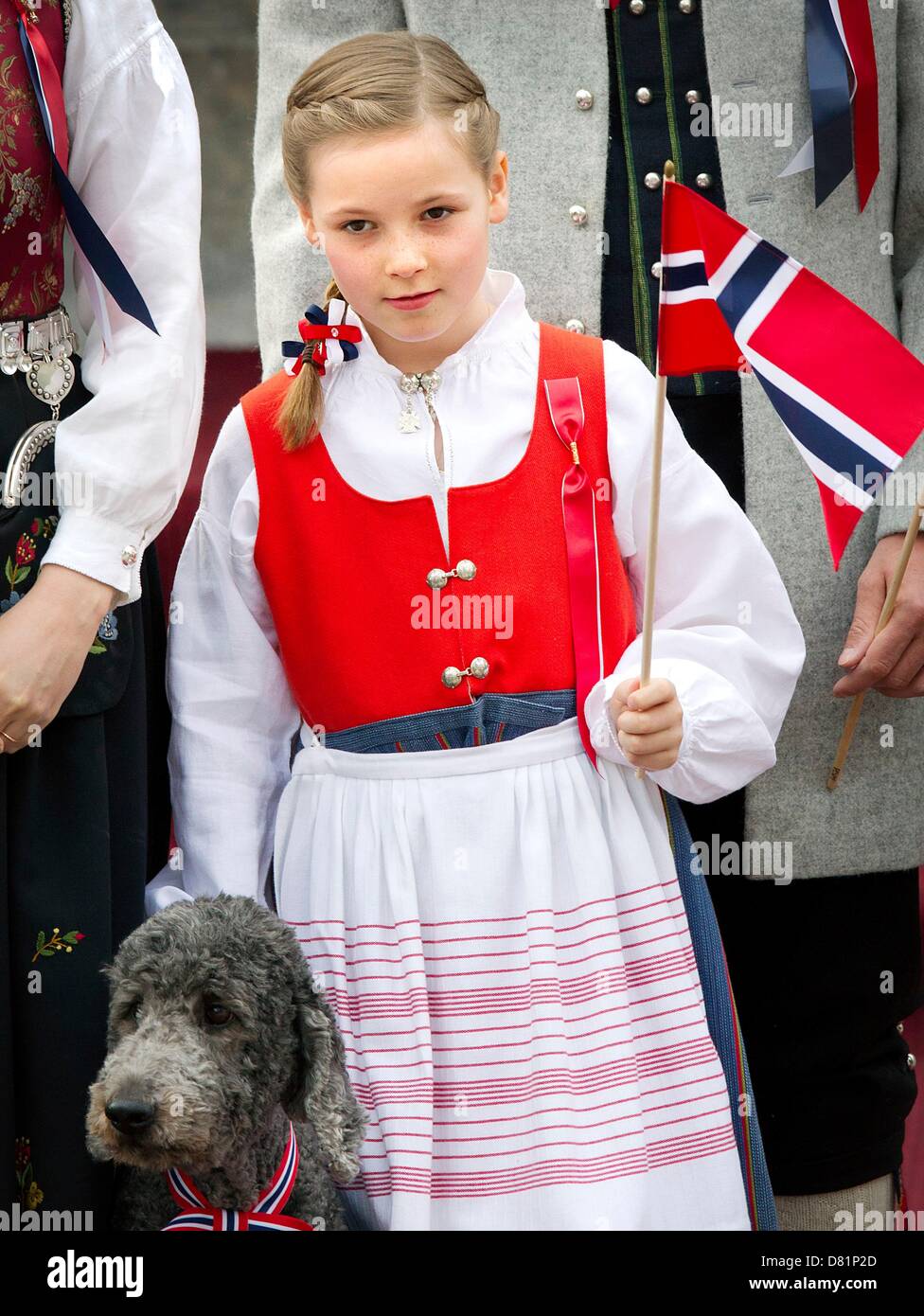Skaugum, Norway, 17 May 2013.Princess Ingrid Alexandra of Norway celebrates the National Day at their residence in Skaugum, Norway, 17 May 2013. Photo: Patrick van Katwijk /DPA/Alamy Live News Stock Photo