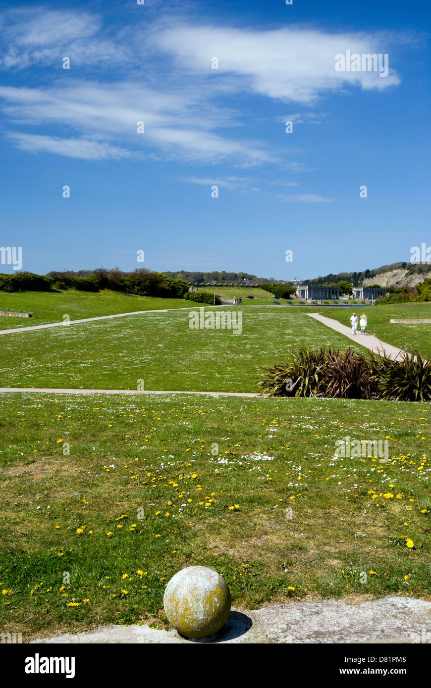 park cold knap barry vale of glamorgan wales Stock Photo