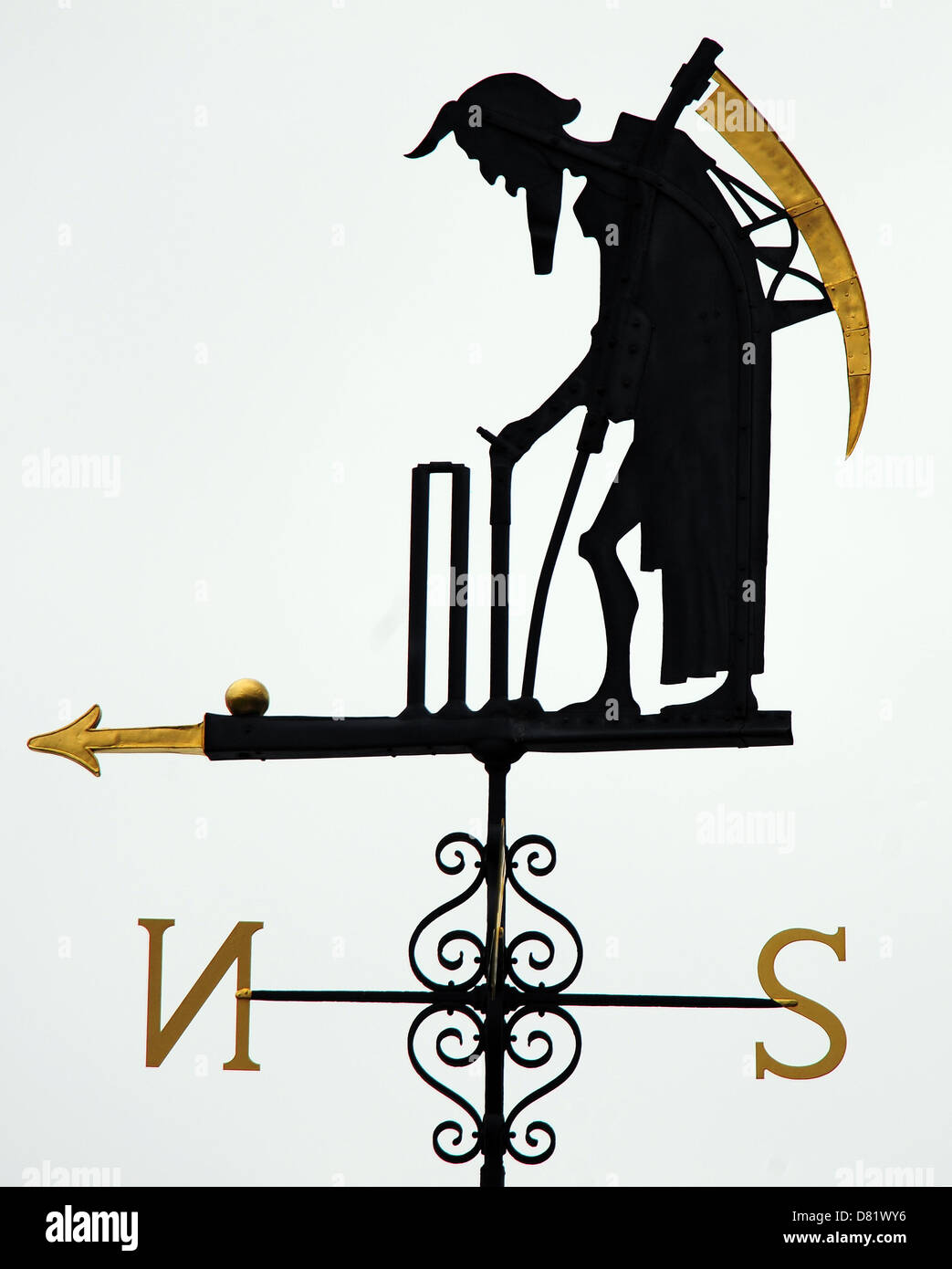 17.05.2013 London, England. Old Father Time sits stationary during the