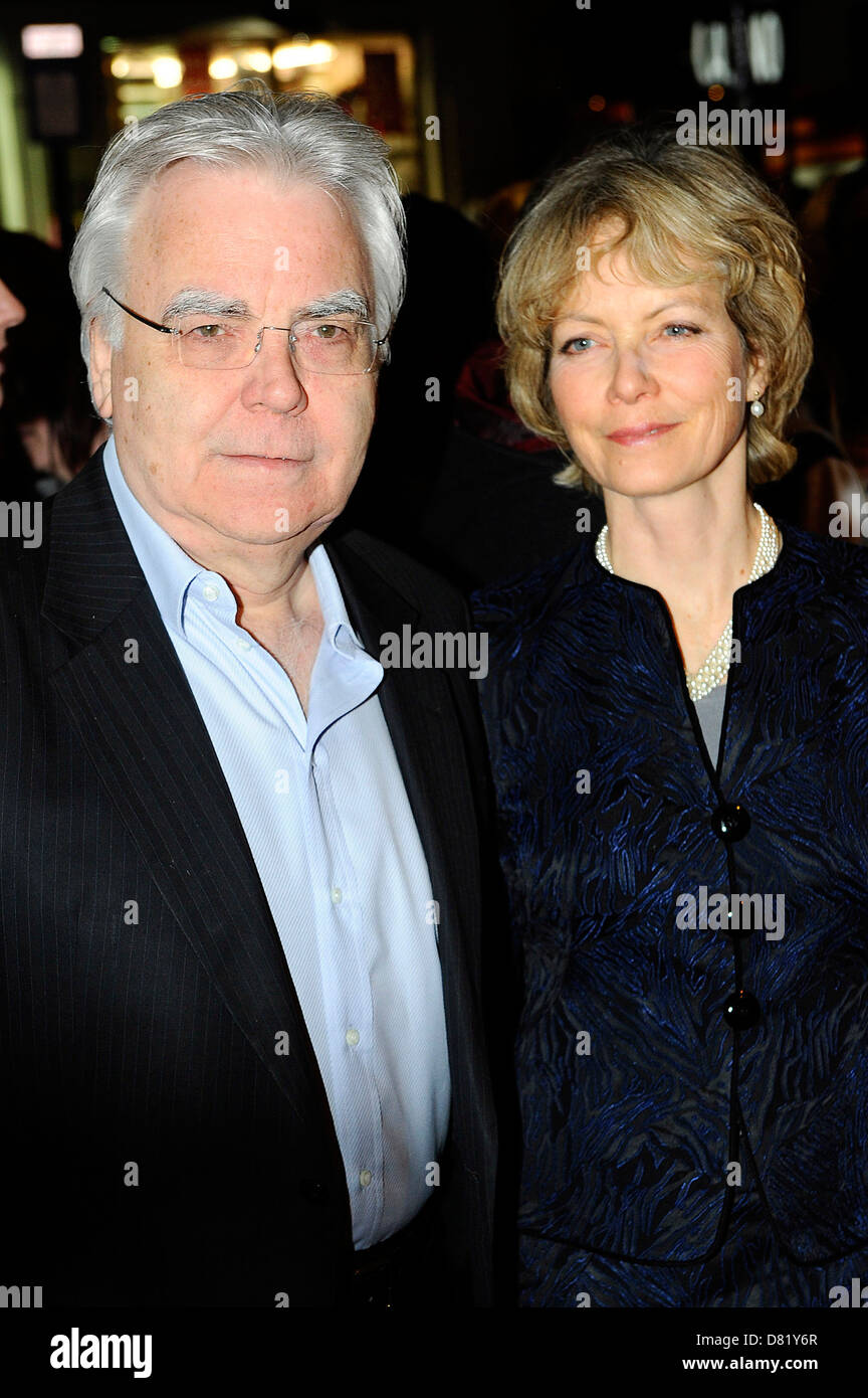 Bill Kenwright and Jenny Seagrove Whatsonstage.com Awards Concert held at the Prince of Wales Theatre - Arrivals London, Stock Photo