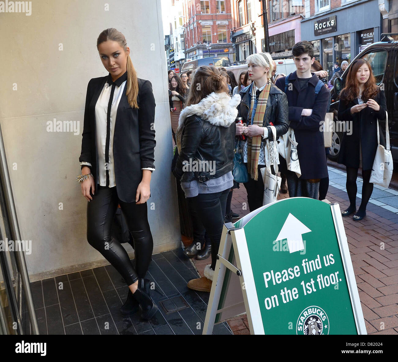 Rozanna Purcell was first in line at the launch of the Karl By Karl