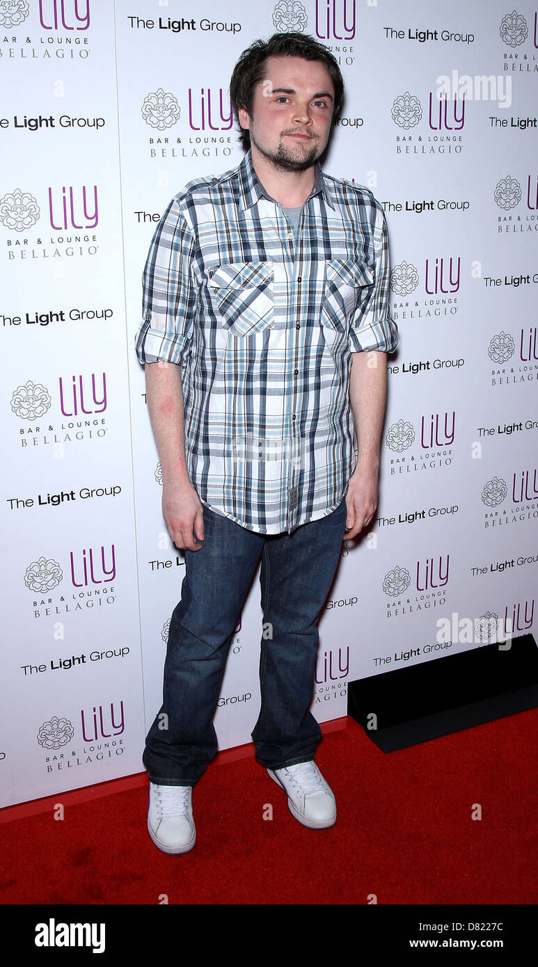 Robert Iler The Light Group celebrates grand opening of Lily Bar and Lounge at The Bellagio Resort and Casino Las Vegas, Nevada Stock Photo