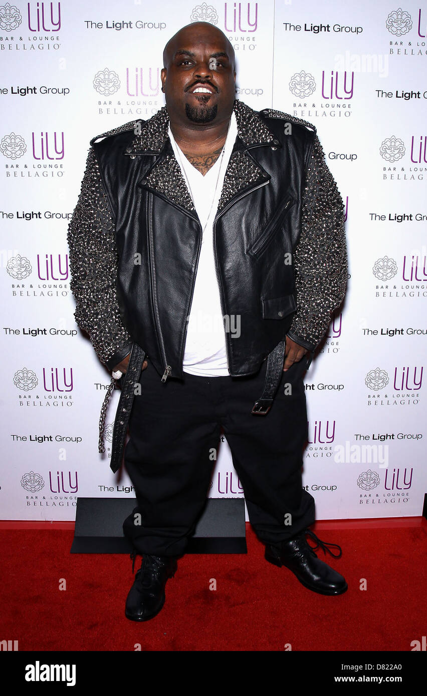 Cee Lo Green The Light Group celebrates grand opening of Lily Bar and Lounge at The Bellagio Resort and Casino Las Vegas, Stock Photo