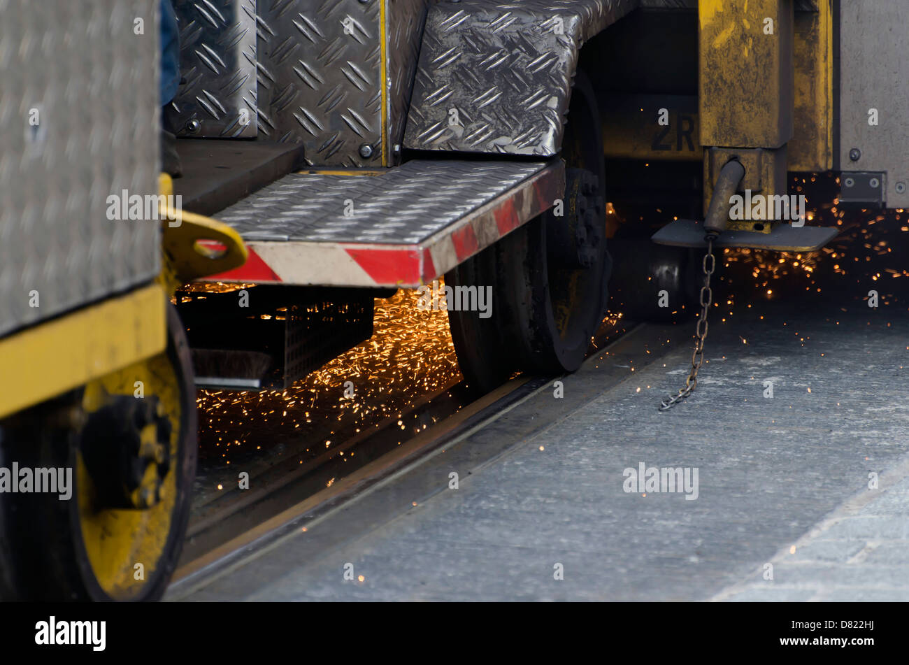 Track levelling and polishing for the controversial Edinburgh Tram