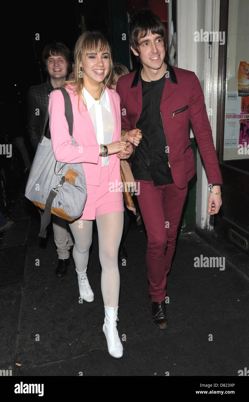 Suki Waterhouse And Miles Kane The Nme Awards Afterparty At The W Hotel London England 29 02 12 Stock Photo Alamy