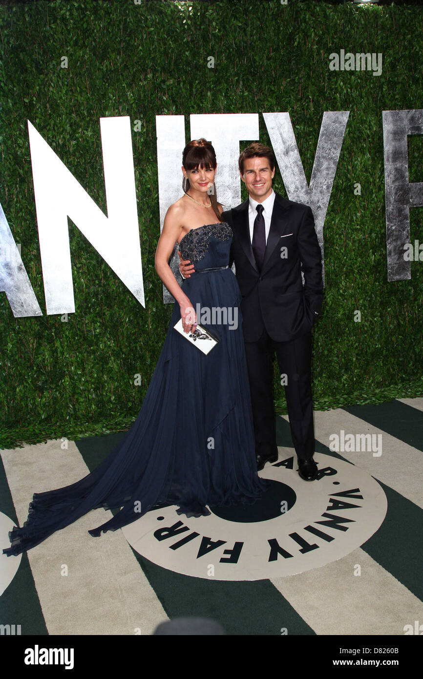 Katie Holmes, Tom Cruise 2012 Vanity Fair Oscar Party at Sunset Tower