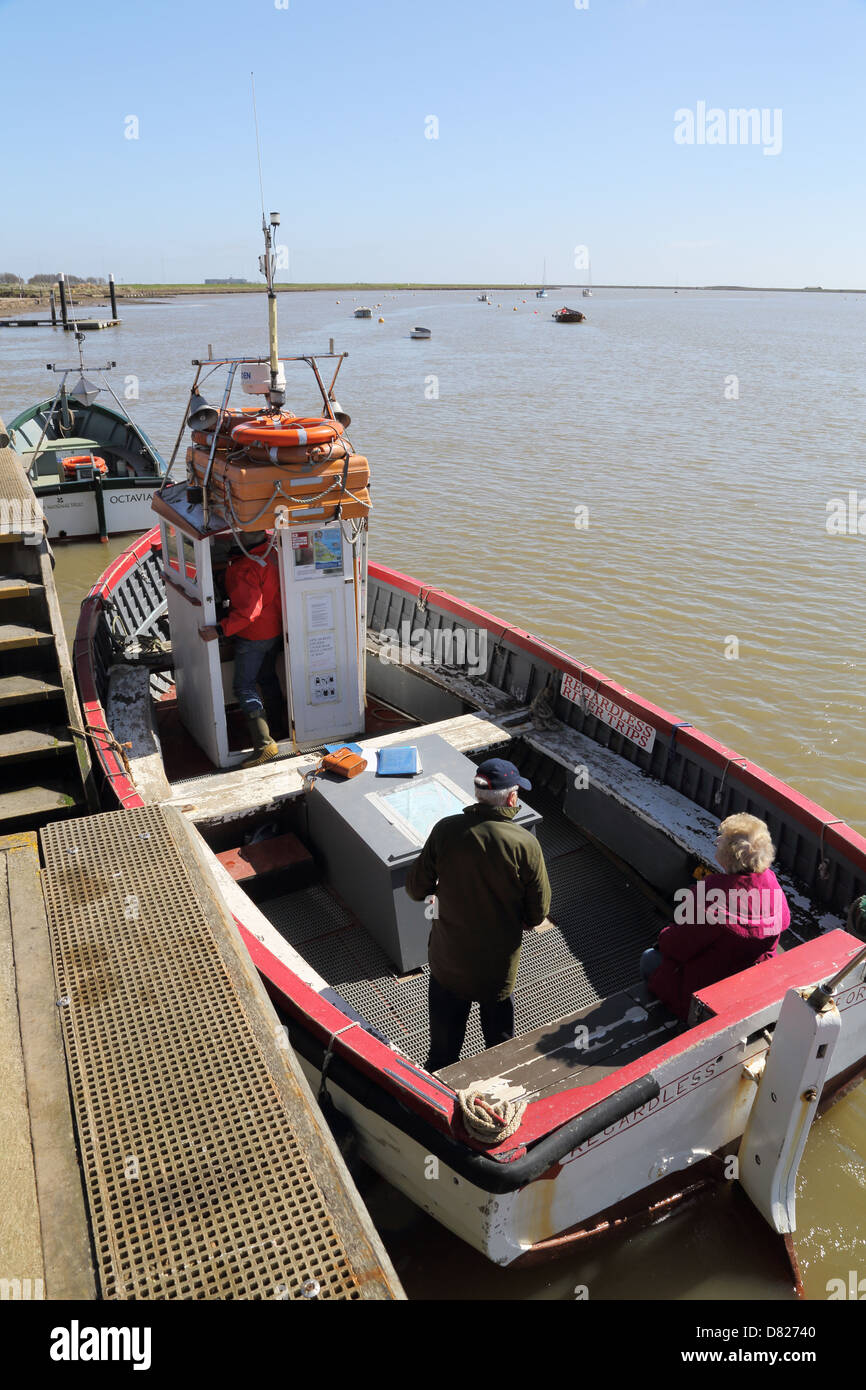 river trip at orford on the suffolk coast Stock Photo