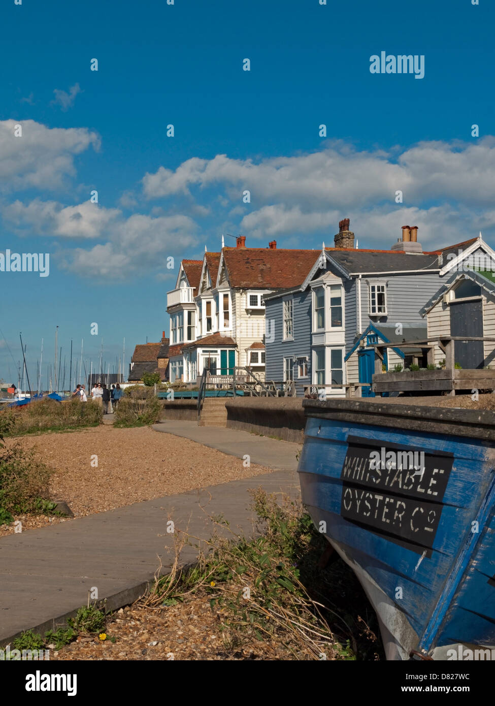 Whitstable kent seaside town beach hires stock photography and images