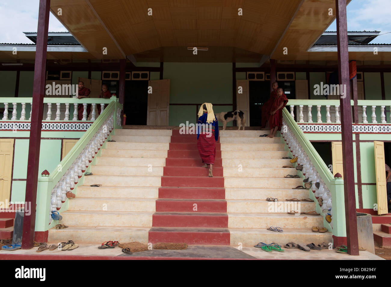 palaung tribe Stock Photo