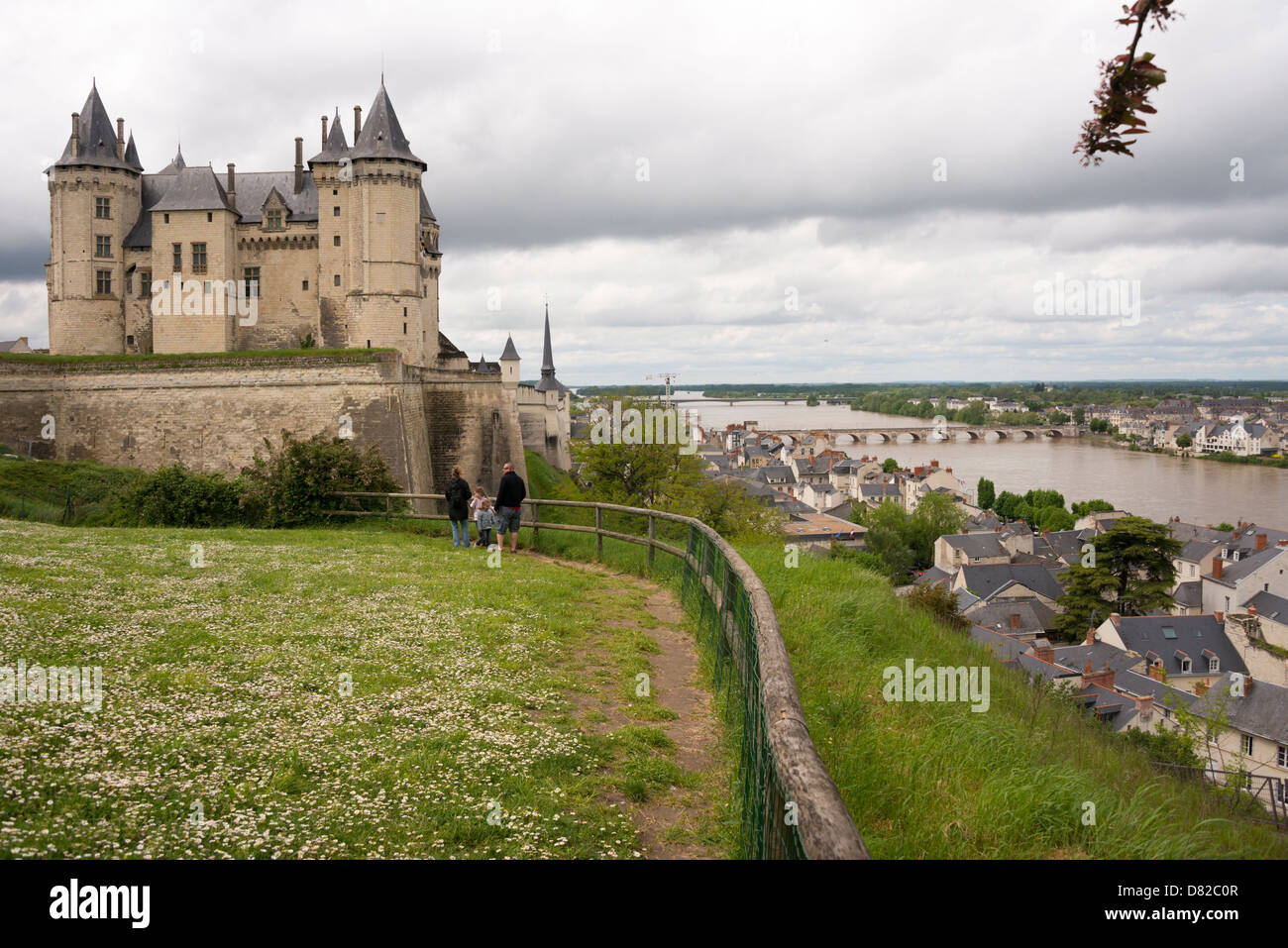 Castle at Saumur, Loire Valley, France Stock Photo - Alamy