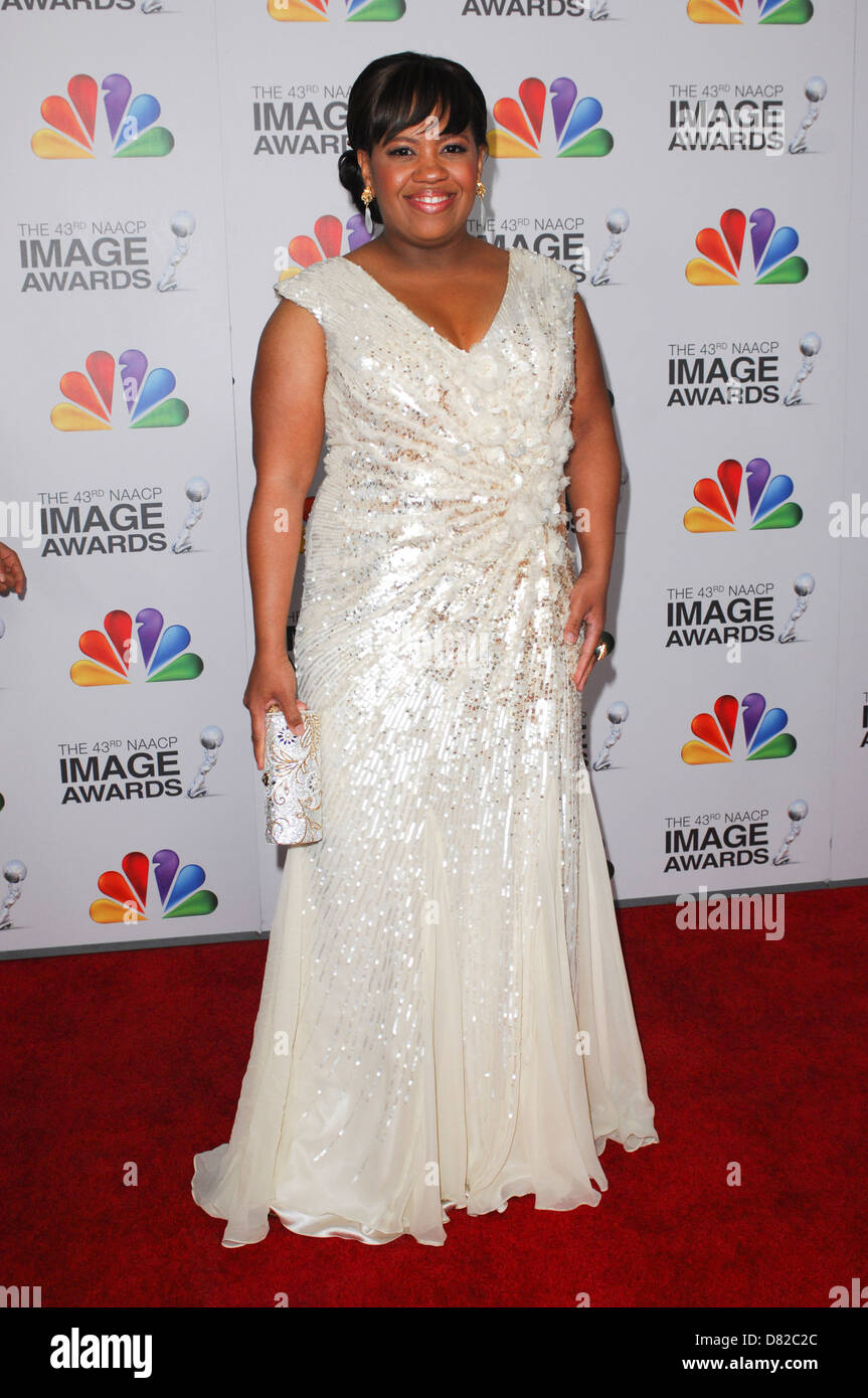 Chandra Wilson The 43rd Annual NAACP Awards at The Shrine Auditorium - Arrivals Los Angeles, California - 17.02.12 Stock Photo