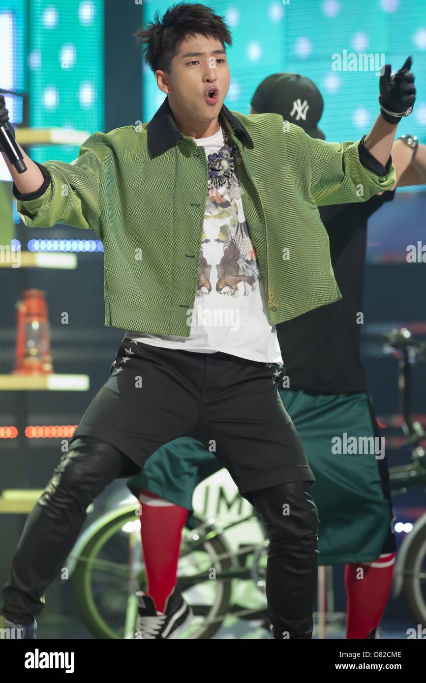 Boy group B1A4 on the set of MBC MUSIC SHOW CHAMPION in Seoul, South ...