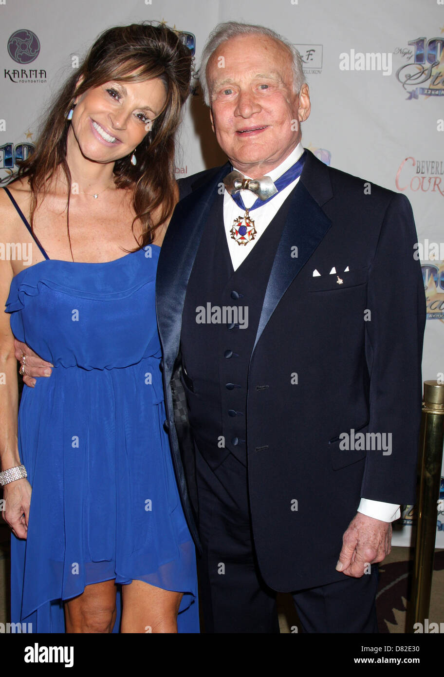 Buzz aldrin and michelle sucillon hi-res stock photography and images -  Alamy