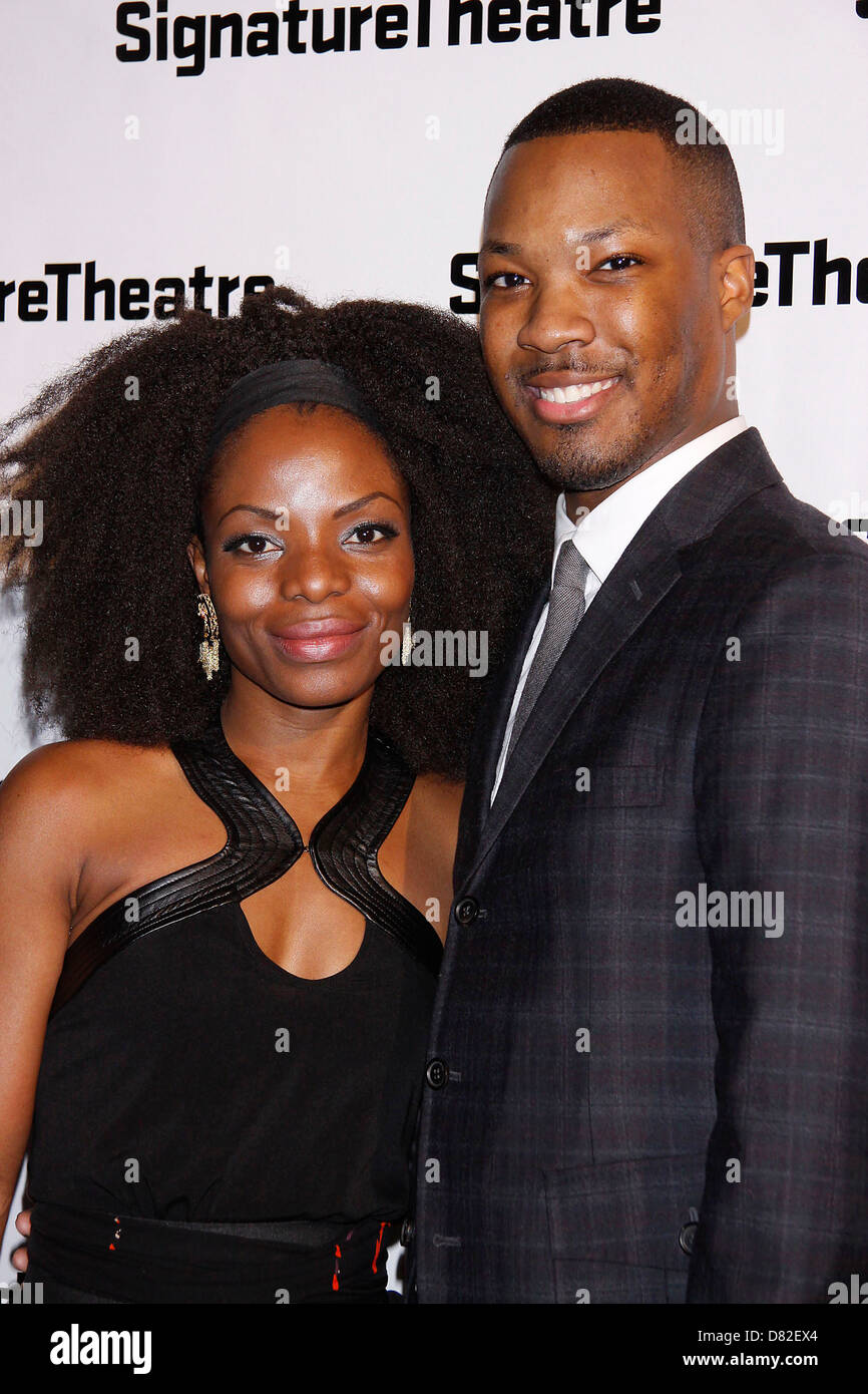 Marsha Stephanie Blake and Corey Hawkins Opening night after party for