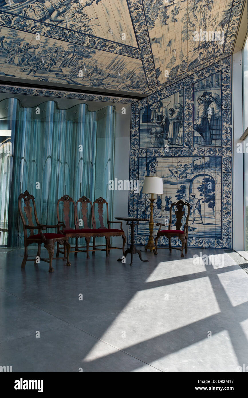 Interior of Music House in Porto, Portugal Stock Photo