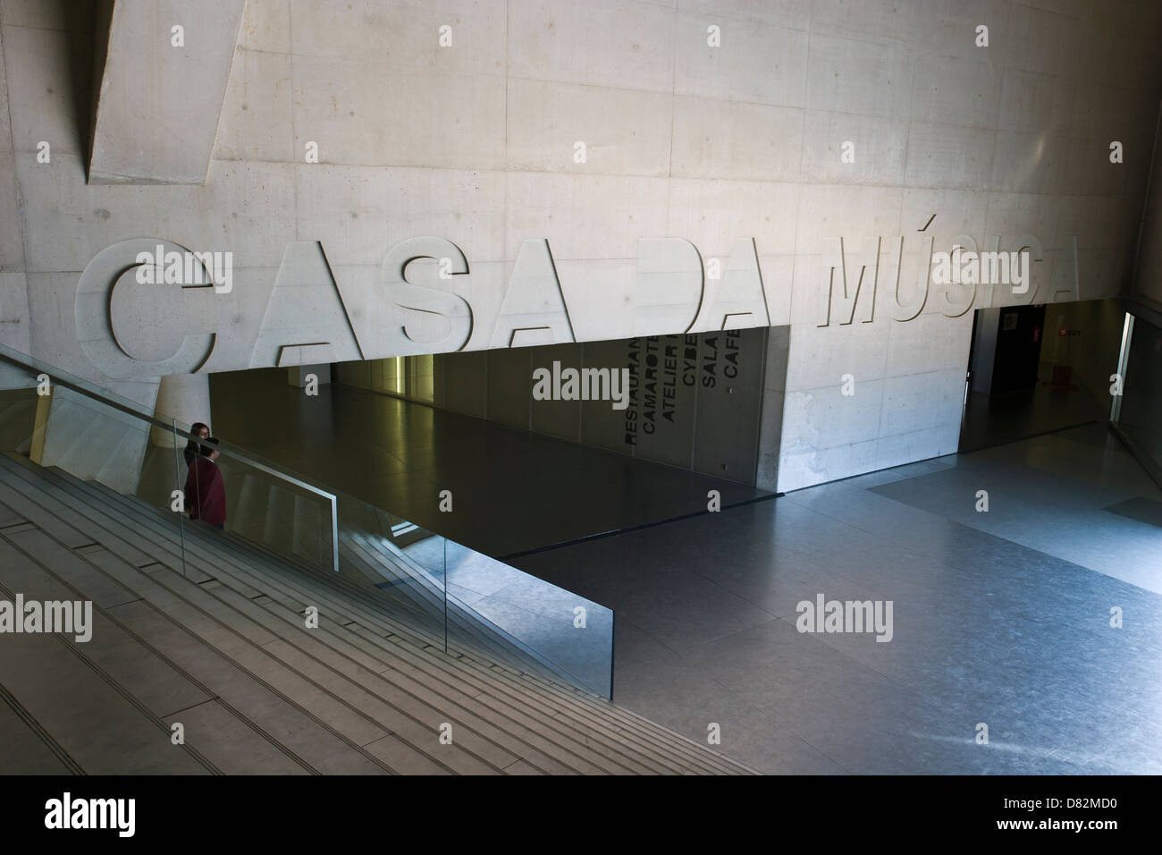 Interior of Music House in Porto, Portugal Stock Photo