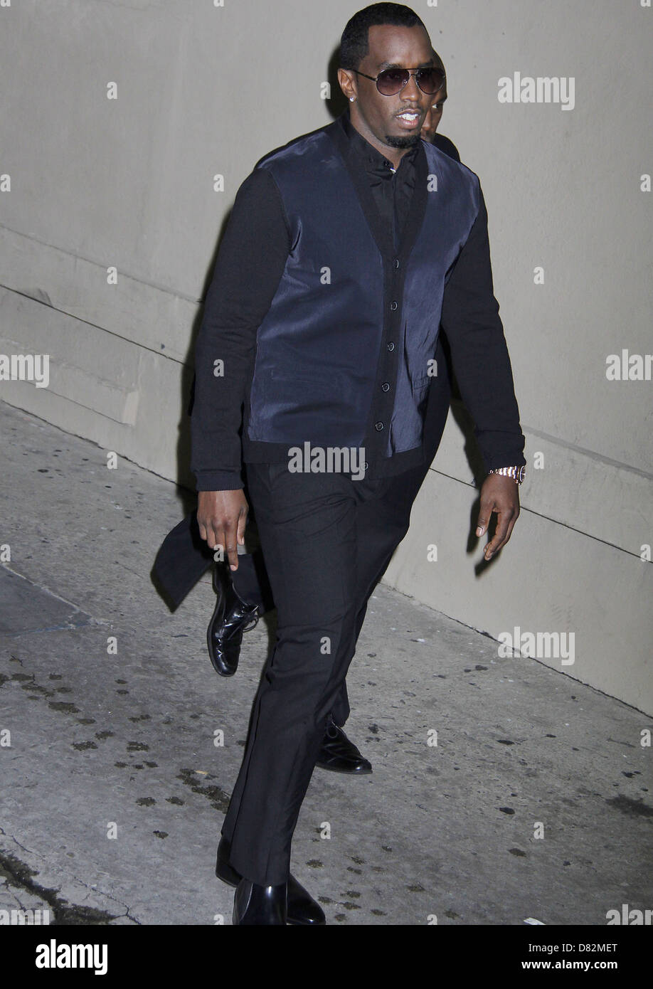 Sean Combs aka P. Diddy leaves ABC's Jimmy Kimmel Live! studios Los