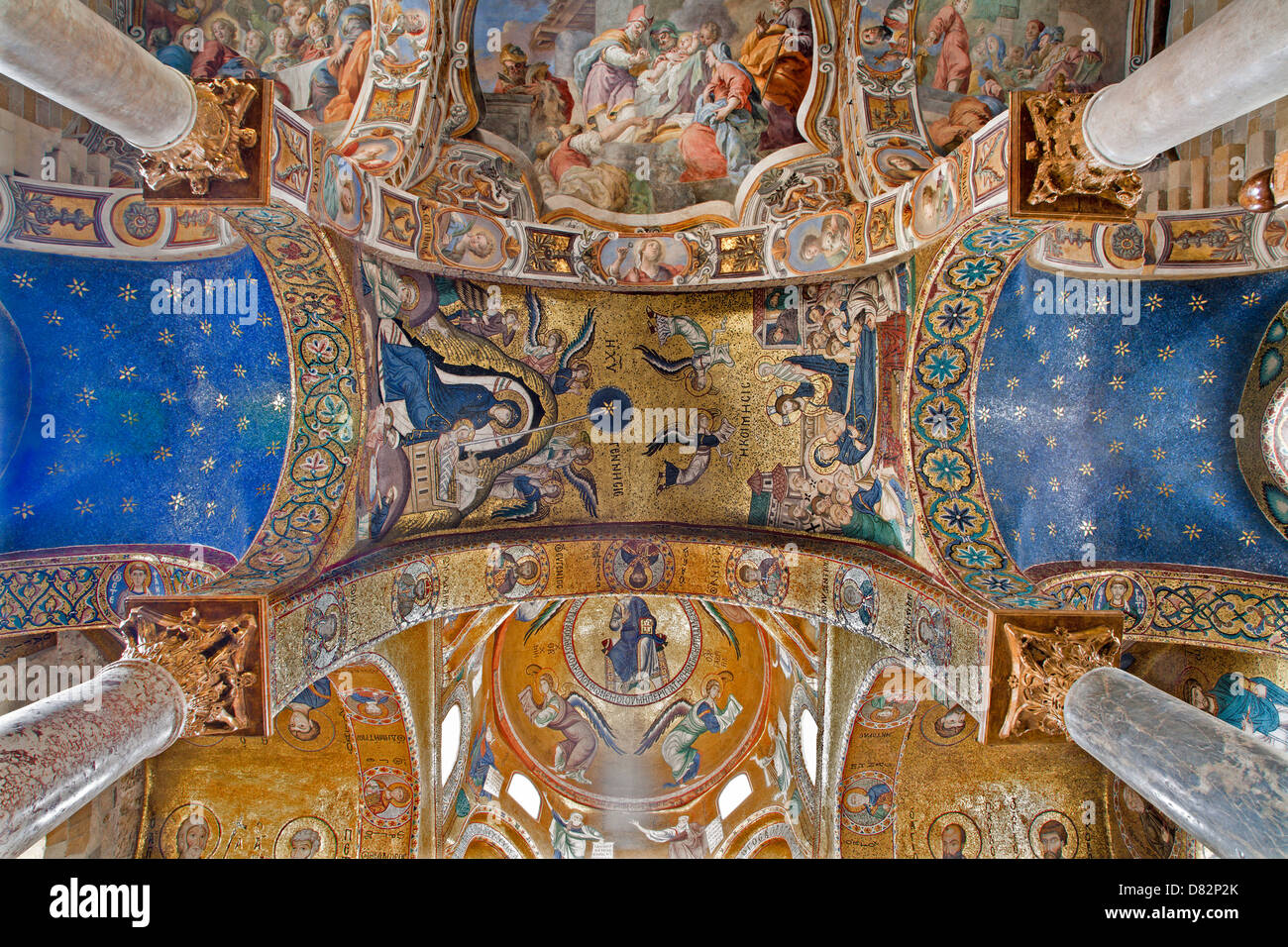 Byzantine ceiling mosaic hi-res stock photography and images - Alamy