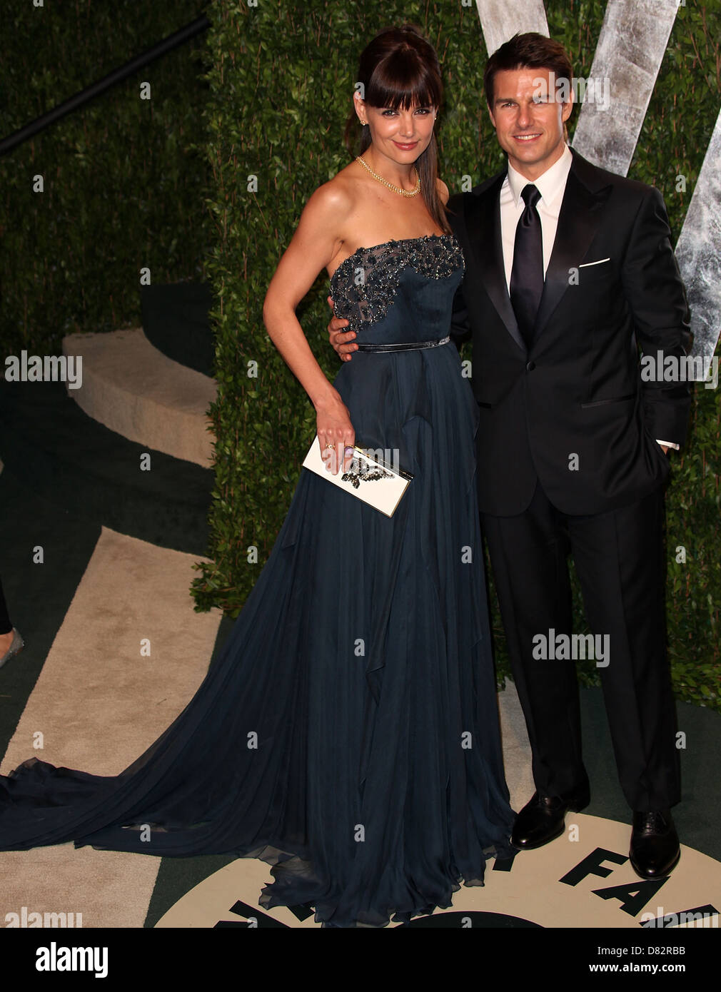 Katie Holmes and Tom Cruise 2012 Vanity Fair Oscar Party at Sunset