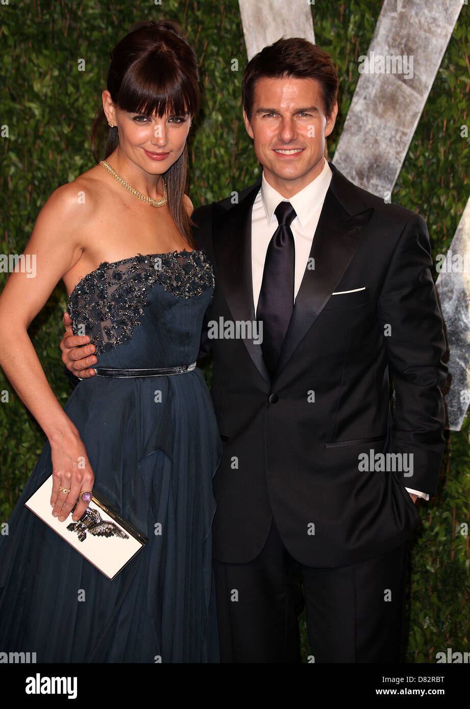 Katie Holmes and Tom Cruise 2012 Vanity Fair Oscar Party at Sunset