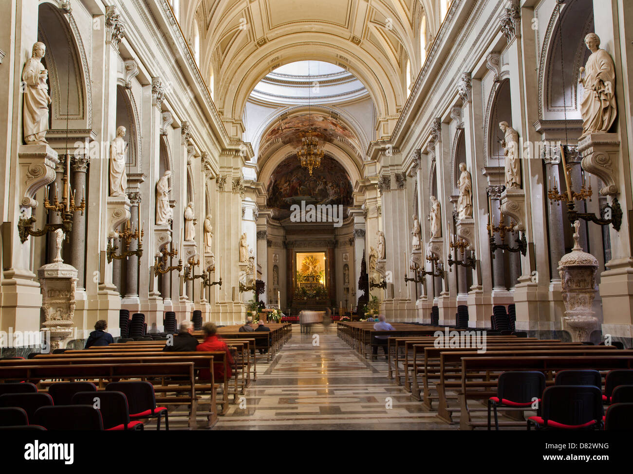 Palermo cathedral interior hi-res stock photography and images - Alamy
