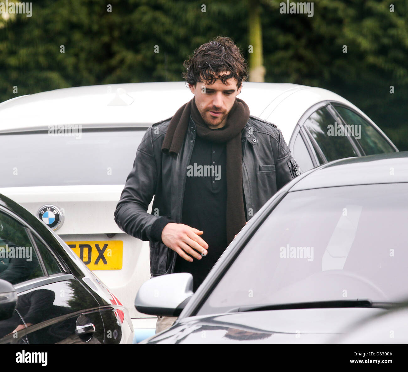 Owen Hargreaves Manchester City F.C at their training ground in Manchester Manchester, England - 14.02.12 Stock Photo
