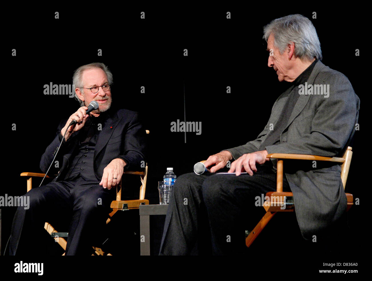 Steven Spielberg And Costa Gavras War Horse Presentation At La 